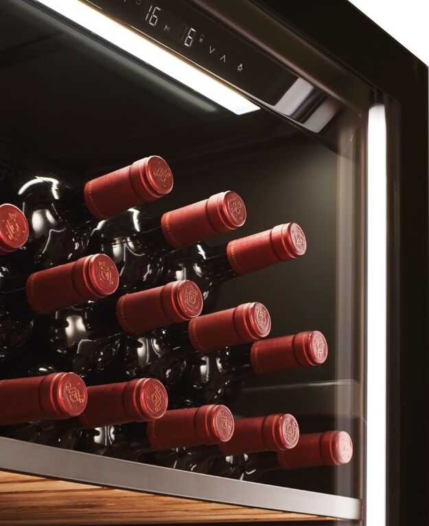 Black 198 Bottle Multi Temp Wine Cabinet Vintec Australia