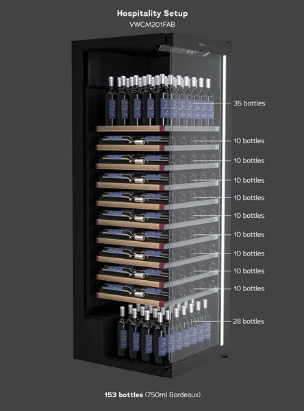 Vintec 35 best sale bottle wine cellar